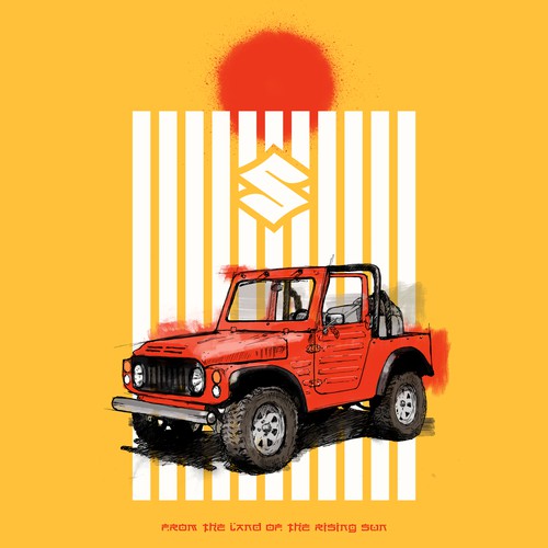 Vintage Iron - SUZUKI LJ 80 Poster