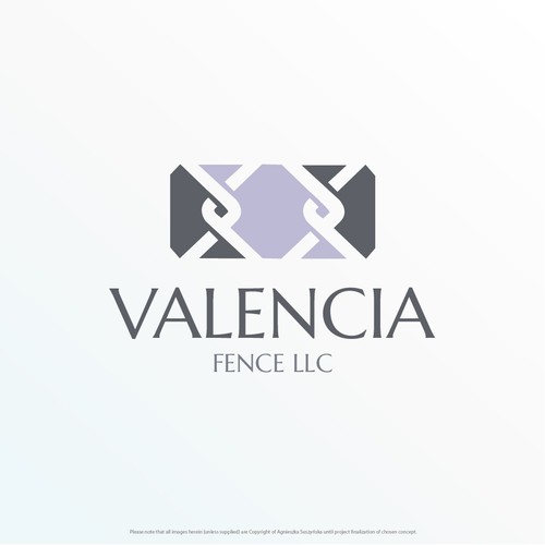 Logo concept for Valencia Fence LLC