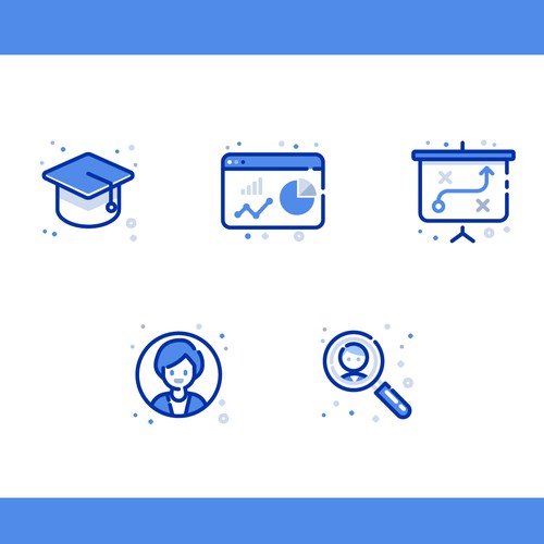 Icon Set for Business Education