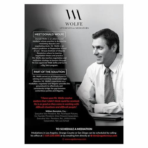 Donald wolfe flyer