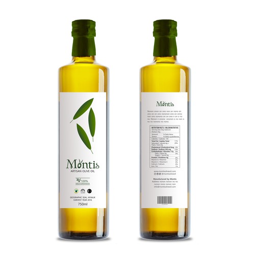 Rótulo Azeite de Oliva Mediterrâneo