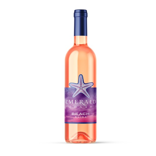 WINE BEACH BLISS LABEL