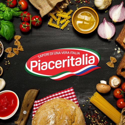 Conceptual logo for Italian exporter