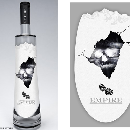 Vodka bottle design