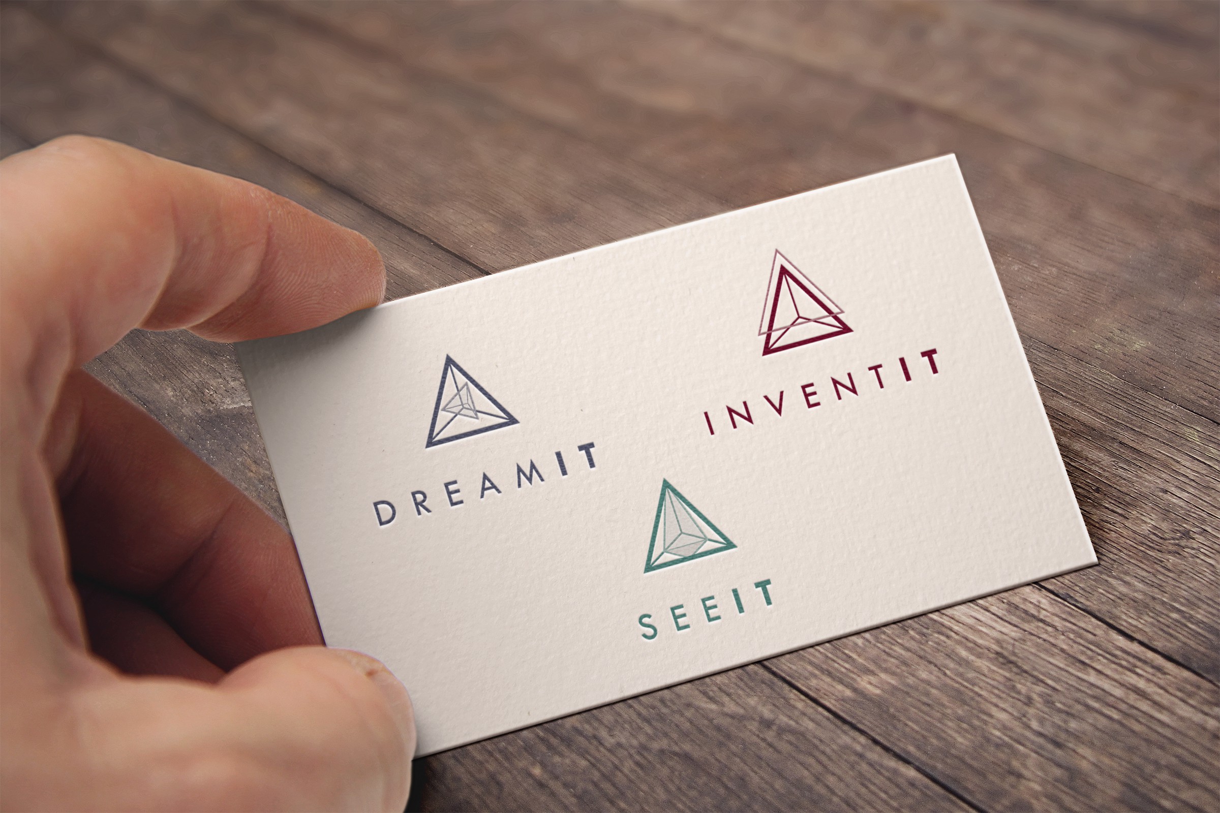 Design a minimalist, abstract logo for a premium virtual reality cinema.