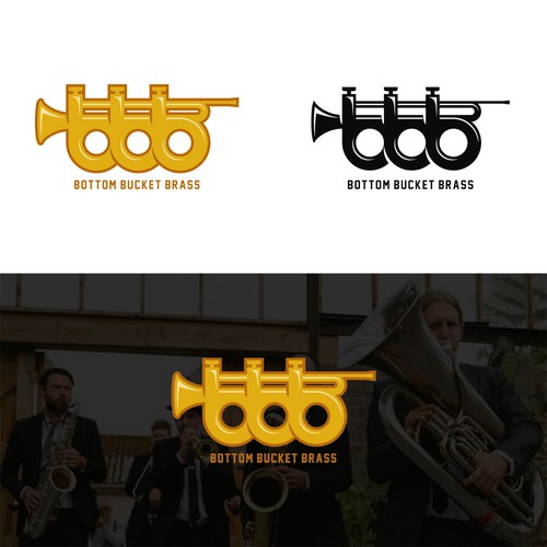 Bottom Bucket Brass Logo