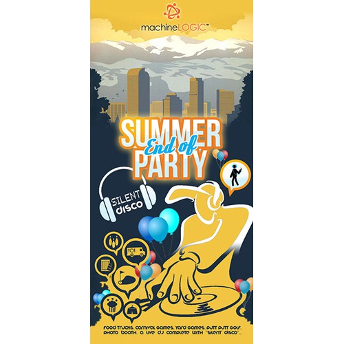 company party poster