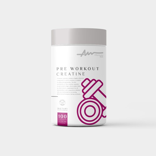 Supplement brand concept design