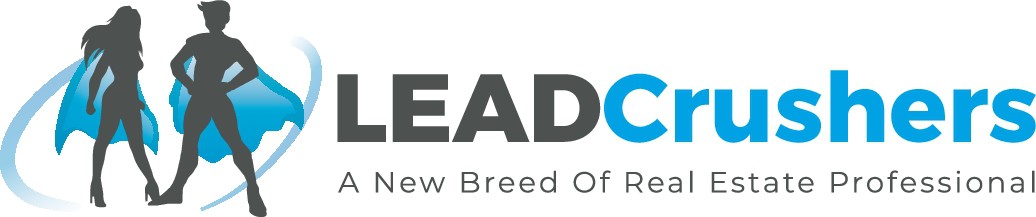 Help me create a design for a new bread of Real Estate agents called LeadCrushers