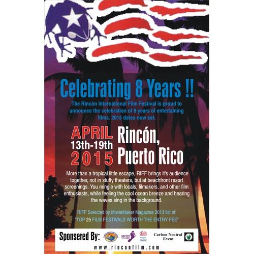 Film Festival Poster - Rincón International Film Festival - Puerto Rico