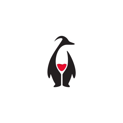 Penguin and Wine