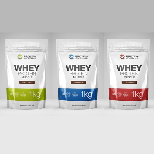 Protein Avenue Packaging Design