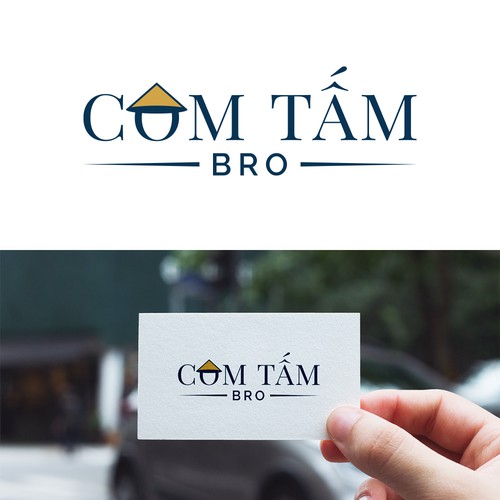 Logo Design for Premium Vietnamese Fast-Casual Restaurant – Cơm Tấm Bros