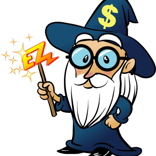 Accountant wizard mascot