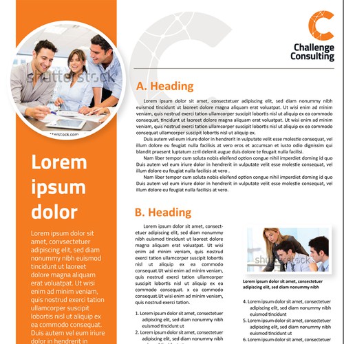 Create a Word Template for Brochures