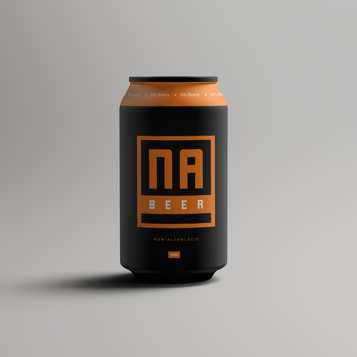 Industrial Minimilist Beer Can Design