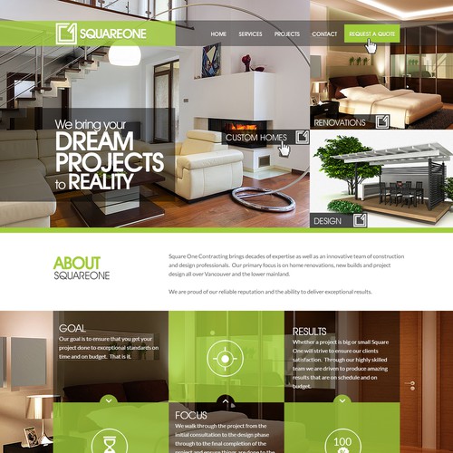 Website for SQUAREONE