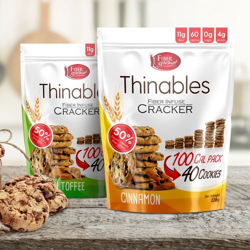 Packaging Design for Fiber Infuse Cracker