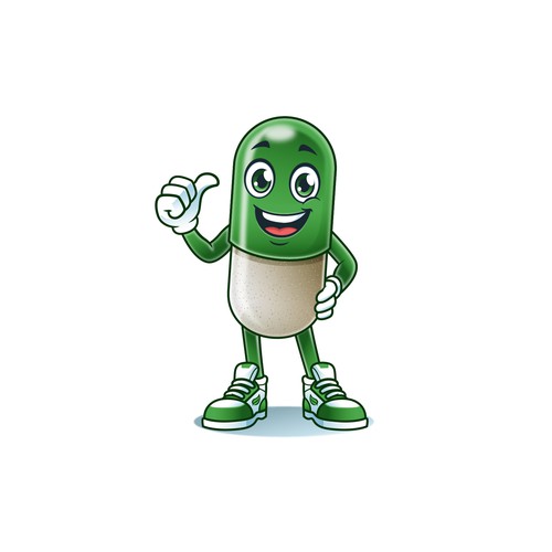 Herb Capsule Mascot