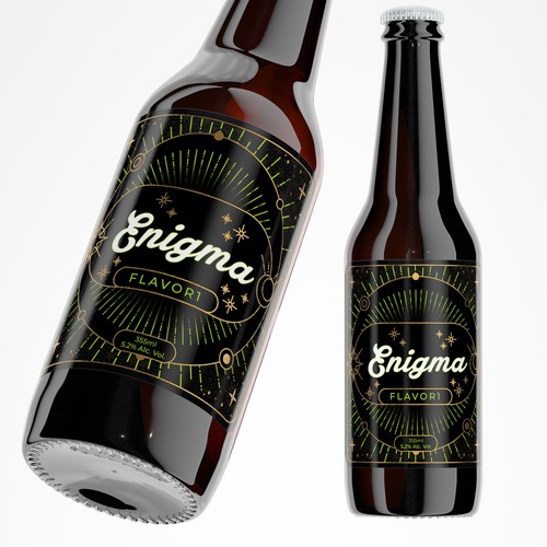 Beer label design