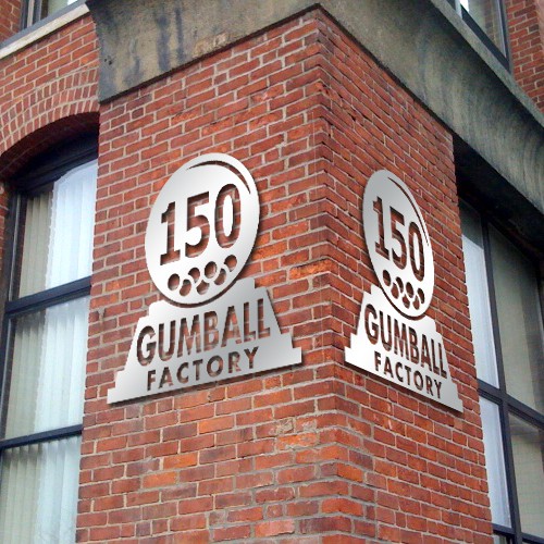 Building Sign for Gumball Factory