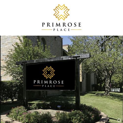 Bold and luxury logo for primrose place