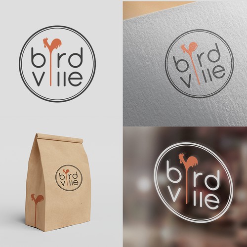 Logo concept for Birdville