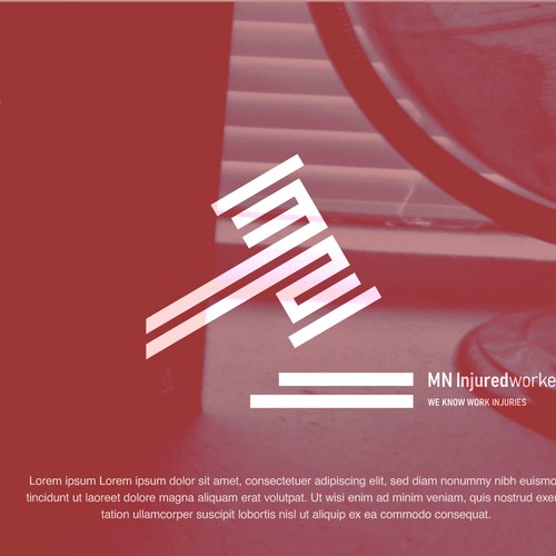 A modern monogram Gavel logo for a Law firm.