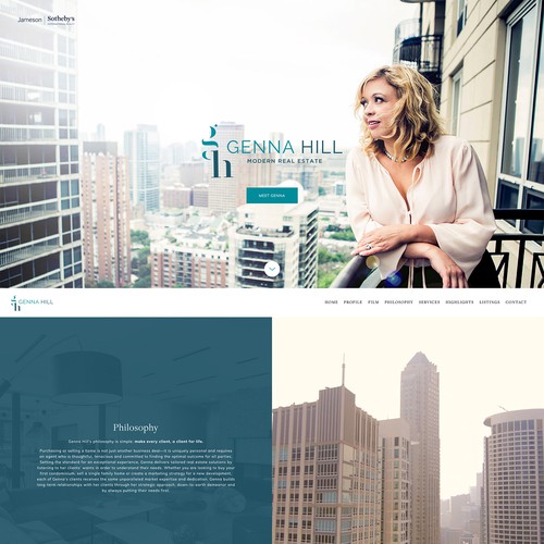 Squarespace Website for Genna Hill