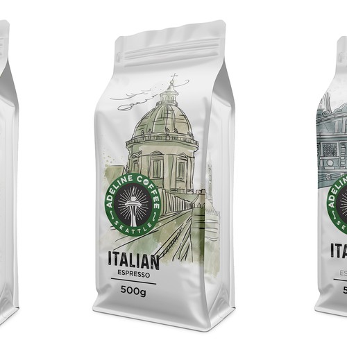 Coffee packaging design