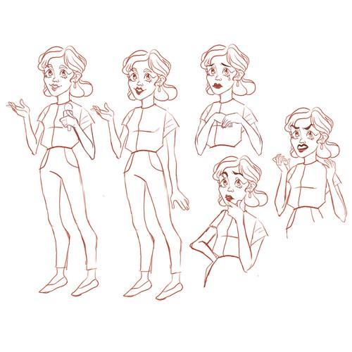character design (sketches)