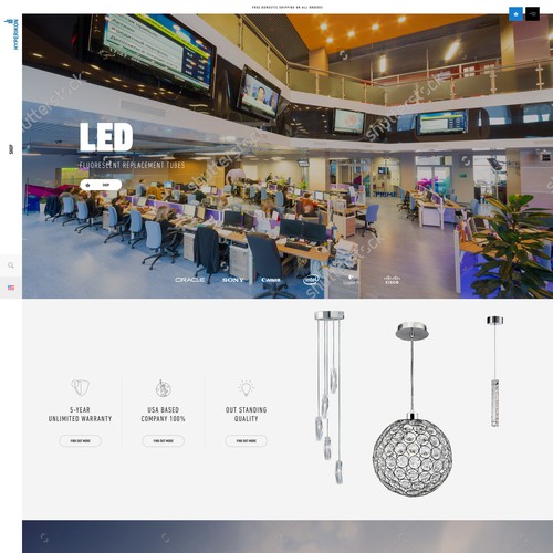 Revamp LED Light Bulb Webshop