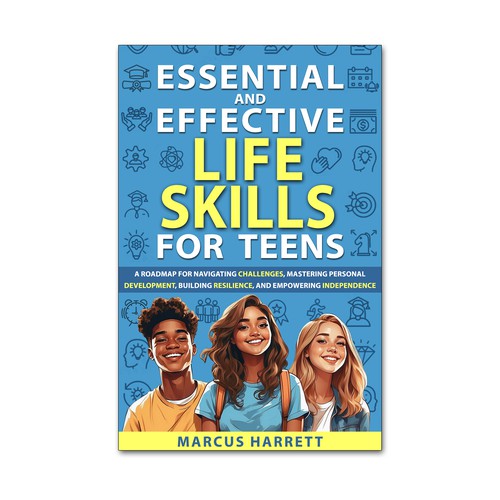 Life Skills for Teens fun cover design