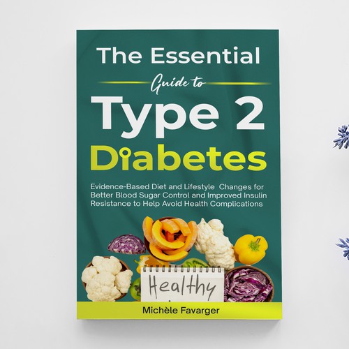 Type 2 Diabeties EBook Cover Design