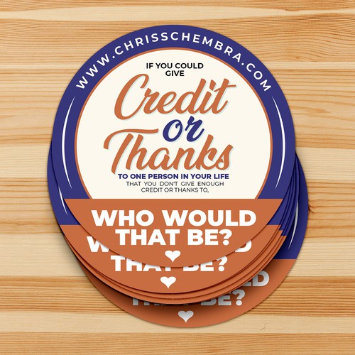 Gratitude Sticker Design