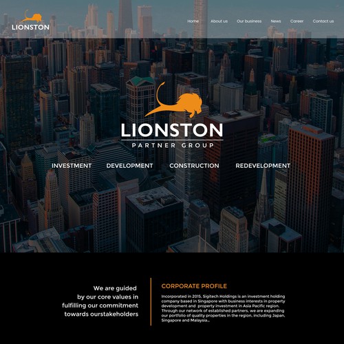 Landing page