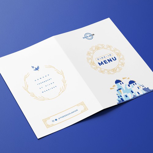 Greek Restaurant Menu Redesign