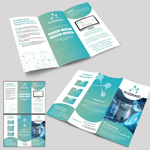 Trifold Brochure for Aiomic