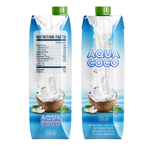 Aqua Coco Package Design