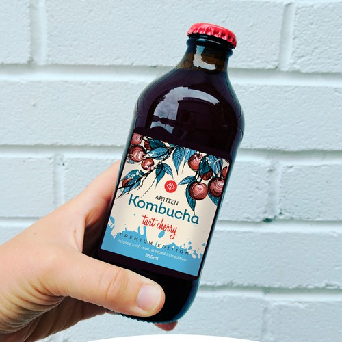 label for artizen kombucha