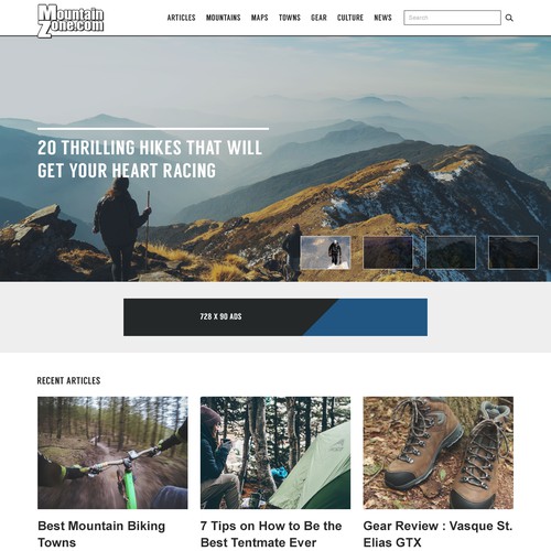 Mountain Zone Website