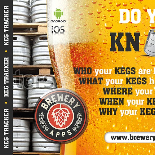 Create the next postcard or flyer for BreweryApps