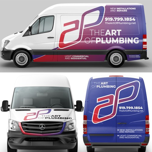 Van wrap design