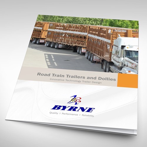 Guaranteed! - Trifold brochure design for Byrne Trailers