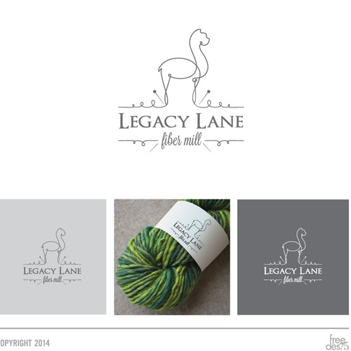 Design a logo that is unique, chic and modern for a fiber mill,weaving studio & yarn shop