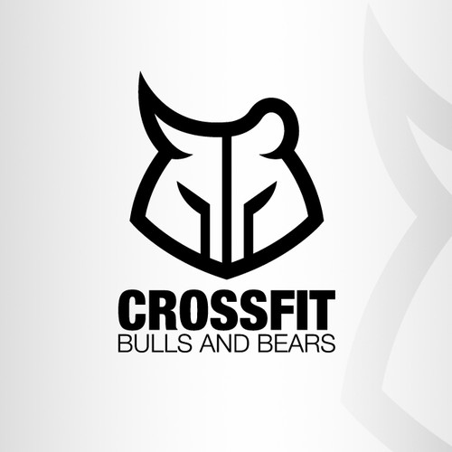Design a logo for CROSSFIT BULLS AND BEARS