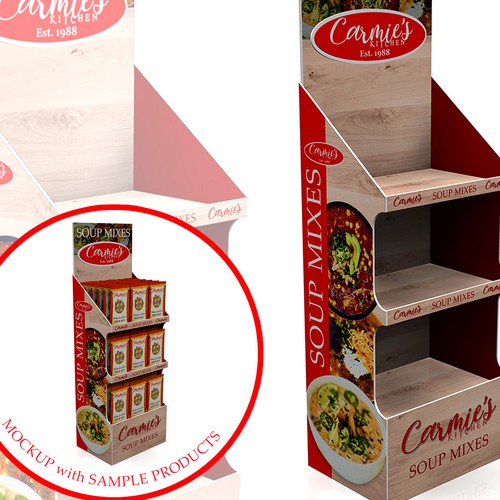 POP Display for Soup Mix Brand