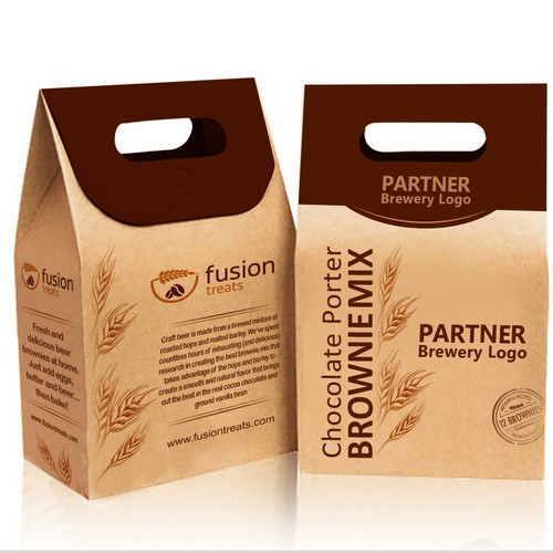 Create great looking packaging for Fusion Treats dry mixed baked goods