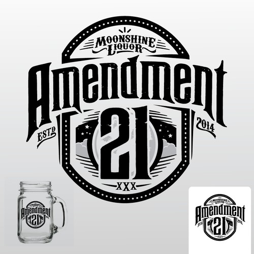 Be the designer of the logo for the next huge moonshine - Amendment 21!