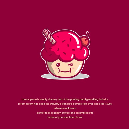 berry ice cream logo